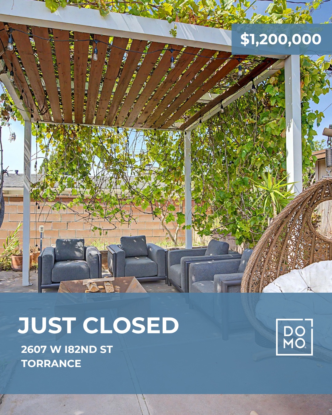 Torrance backyard — just closed