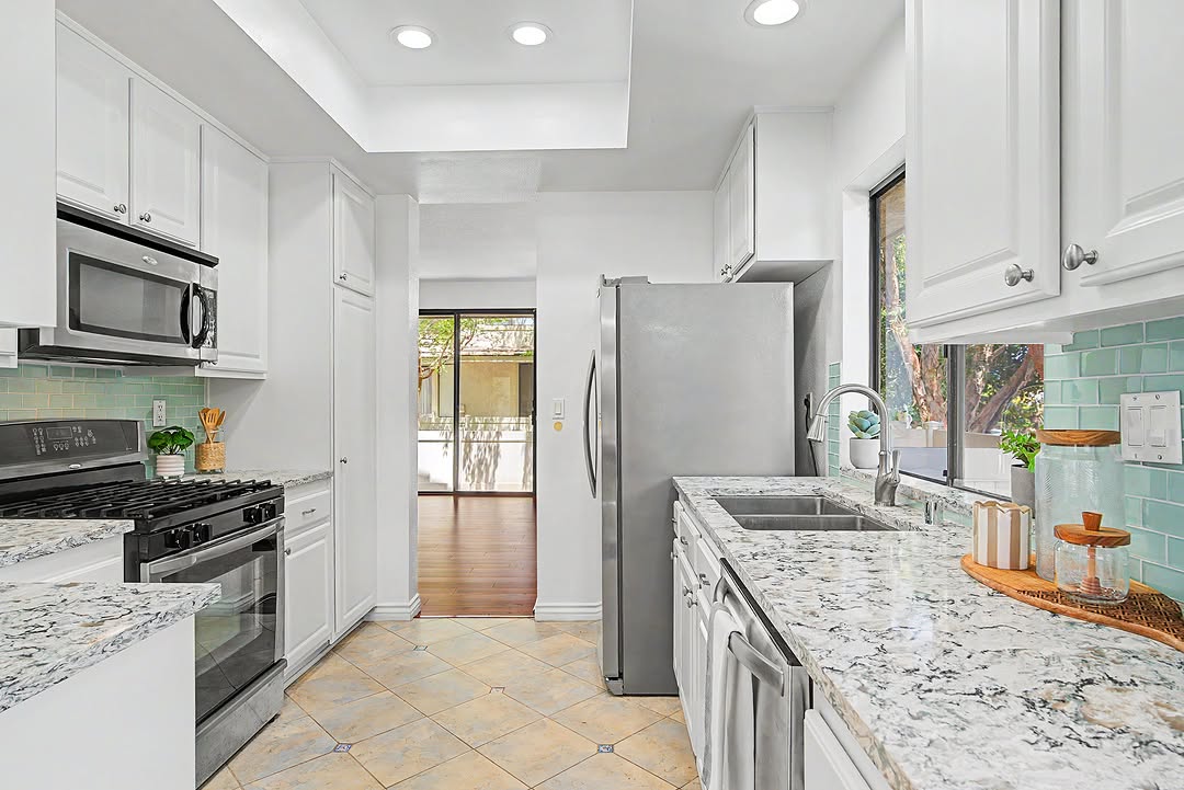 Bright kitchen interior